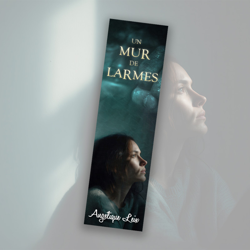 Marque-page plastifié "Un Mur de Larmes"